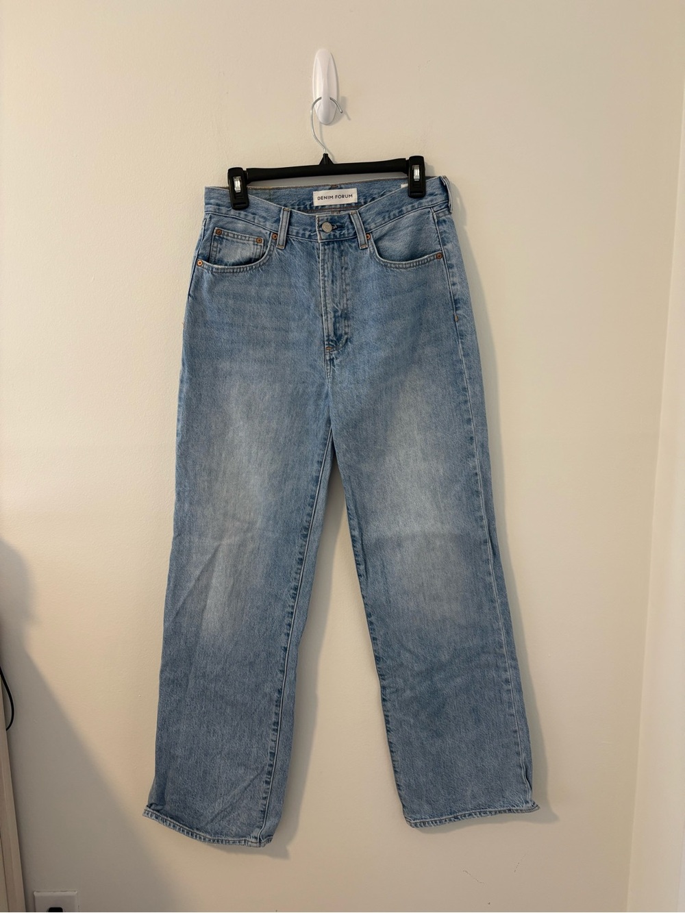 Denim Forum The Farrah High Rise Wide Leg Jean Size 28 - Picture 2 of 5